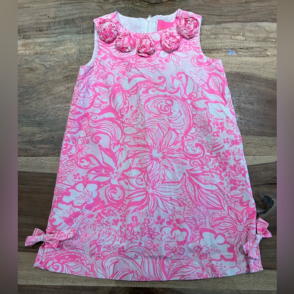 Lilly Pulitzer Pink Floral Kids Dress